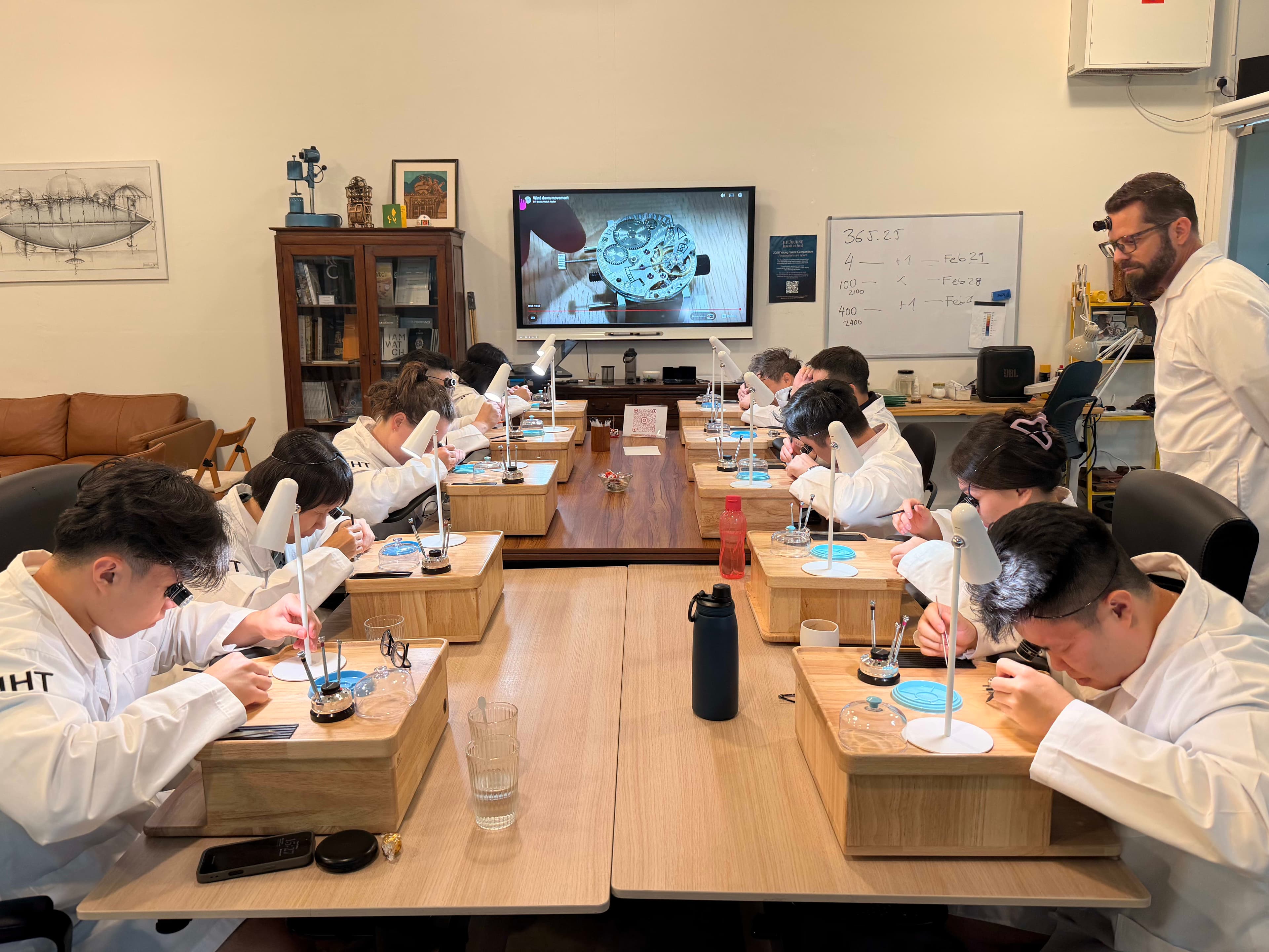 Hands-on watchmaking masterclass at IHT